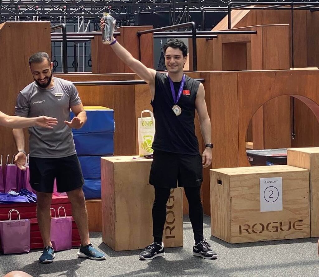 salam waddah winning second place