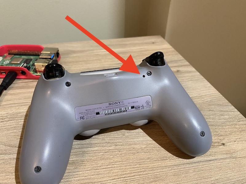 ps4 controller reset hole